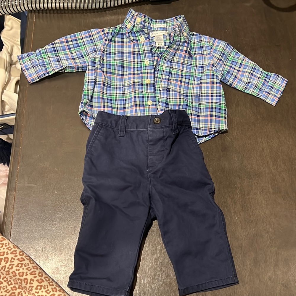 Baby polo outfit
